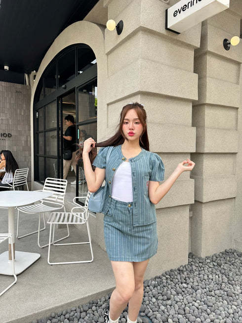 Women Fashion Denim Co-Ord Sets